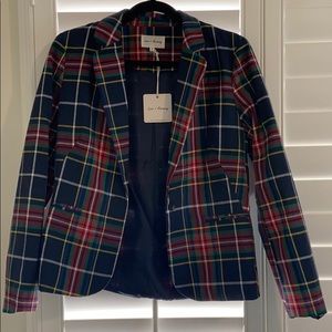 Love + Harmony plaid blazer